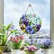 Welcome Spring Summer Floral Flower Sign for Front Door Decor, Pansy Dragonfly Wood Door Hanger for Outdoor Outside Porch, Seasonal Vintage Wooden Wreath Indoor Wall Hanging Decoration
